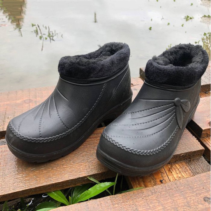 Черевики жіночі з тисненням утеплені 37 розмір, Домашні тапочки для жінок, Уги для дому