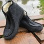 Черевики чоловічі з тканини утеплені 42 розміри, домашні чоловічі валянки. Колір: сірий