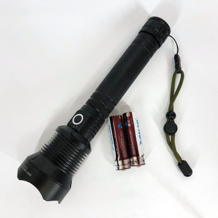 Потужний ліхтарик акумуляторний тактичний X-Balog BL-X92-P70 із зарядкою від USB, тактичний ліхтар