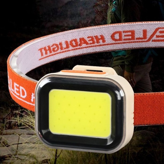 Ліхтар налобний CY-2027-B-COB(white+red)