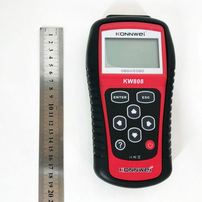 Автомобільний діагностичний сканер Konnwei KW808 OBD II/EOBD, Автотестер універсальний Адаптер