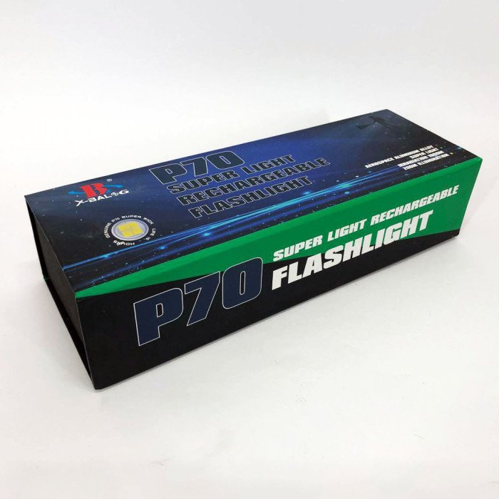 Потужний ліхтарик акумуляторний тактичний X-Balog BL-X92-P70 із зарядкою від USB, тактичний ліхтар