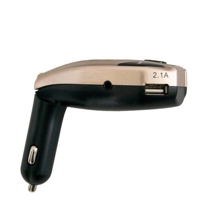 Автомобільний трансмітер FM MOD. X7 BT модулятор Bluetooth Золотий, ФМ модулятор у машину. Колір: золотий