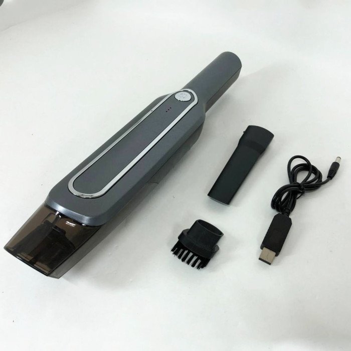Пилосос Car vacum cleaner з акумулятором, автомобільний пилосос бездротовий. Колір: чорний