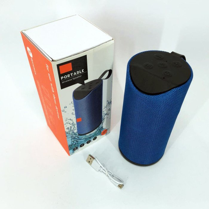 Колонка портативна bluetooth вологостійка JBL TG-113 (аналог). Колір синій