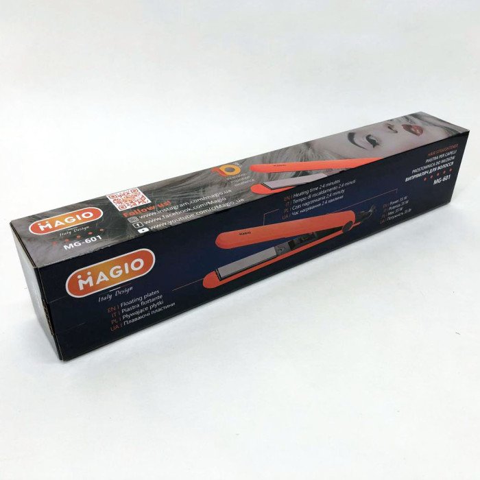 Щипці для волосся MAGIO MG-601, праска для волосся з терморегулятором, гофре плойка праска для волосся