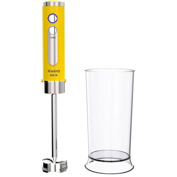 Блендер занурювальний Magio MG-646 800 Вт, портативний блендер для смузі, потужний блендер