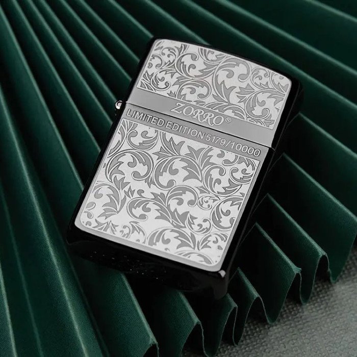 Запальничка бензинова Zorro HL-299, запальничка на день народження, запальничка у подарунковому футлярі