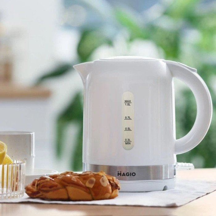 Електрочайник Magio MG-110 1 л 1360 Вт, стильний електричний чайник, гарний електричний чайник
