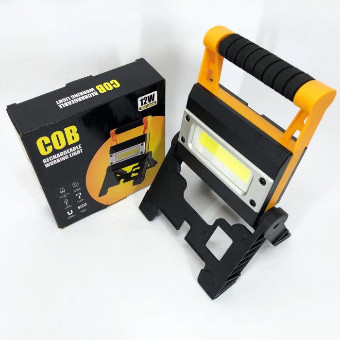 Ліхтар-прожектор акумуляторний BL MS 8006 7858 ручний, акумуляторний ліхтар кемпінговий, лампа