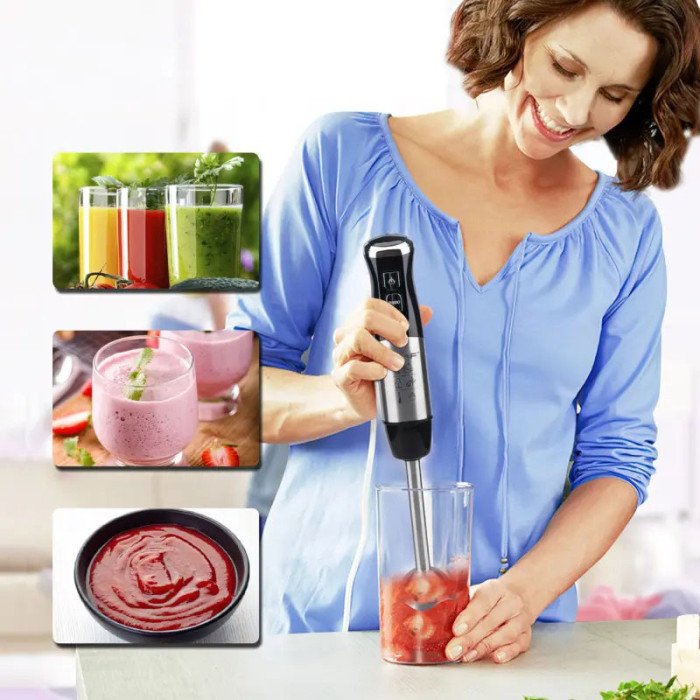 Блендер стаціонарний домашній кухонний 4в1 RAF R326 800Вт