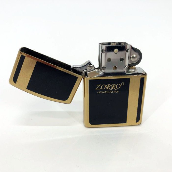 Запальничка бензинова Zorro HL-293, запальничка на день народження, запальничка у подарунковому футлярі