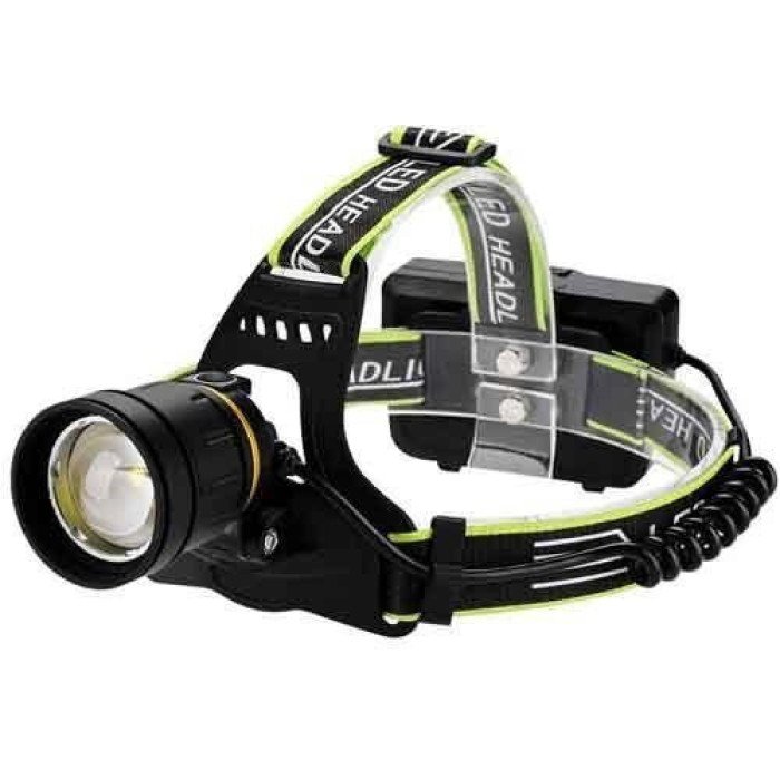Ліхтар налобний BL-A8-P50, 2 акумулятори 18650, zoom, ЗУ microUSB, ліхтарик на голову із зарядкою