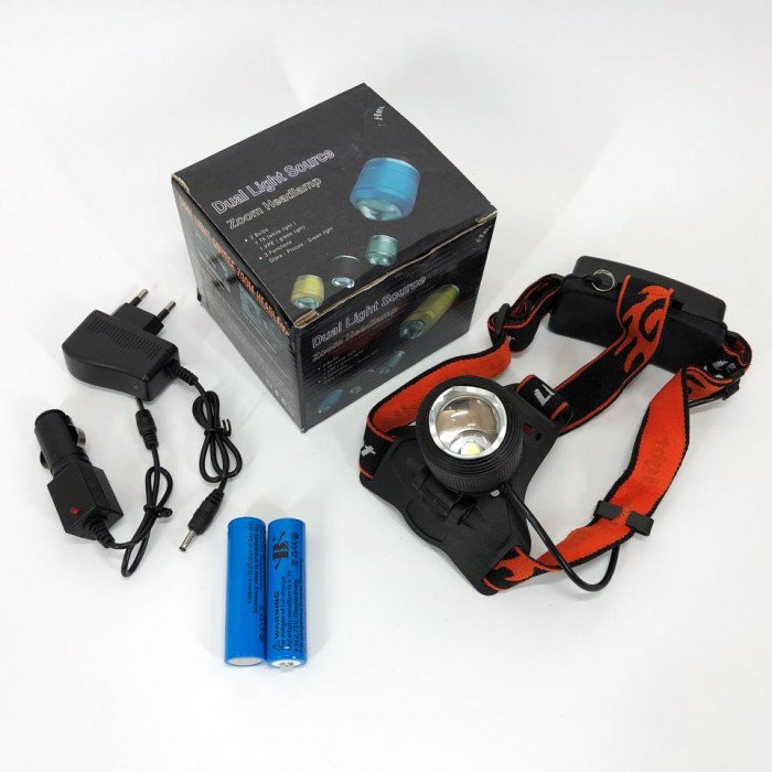 Налобний тактичний ліхтарик POLICE BL-2199-T6, потужний акумуляторний ліхтарик налобний, головний ліхтарик