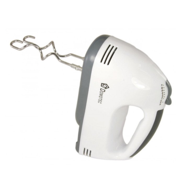 Міксер Domotec MS-1333 ручний з насадками для збивання та для тесту, Двовіночковий міксер