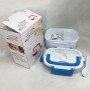 Ланч бокс електричний із підігрівом Lunch Heater 220 V Pro, ланч бокс від мережі. Колір: синій