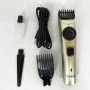 Машинка для стрижки волосся бездротова VGR V-031, тример для бороди вусів 2 насадки, окантувальна машинка