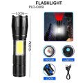 Ліхтарик кишеньковий PLD C609-T6+COB, Надпотужний ліхтарик, Яскравий ліхтарик, Якісний ліхтарик
