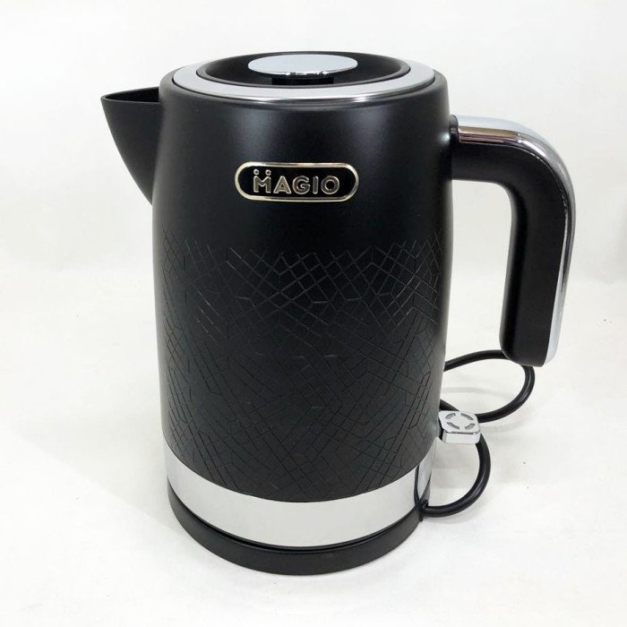 Електрочайник MAGIO MG-493, тихий електричний чайник, електронний чайник, дисковий чайник