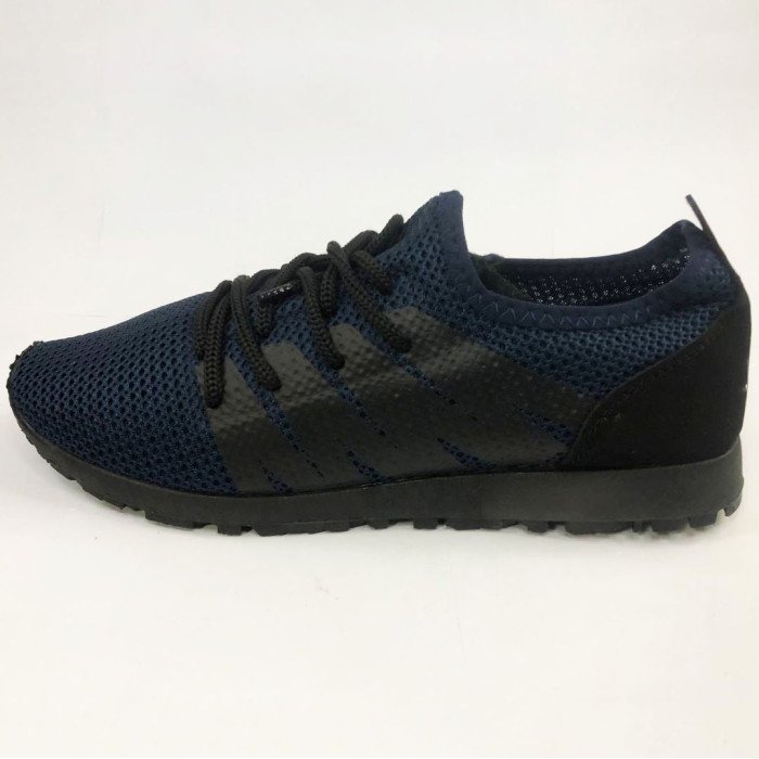 Кросівки літо чоловіча сітка 40 розмір | Текстильні кросівки | Модель 41373. Колір: синій