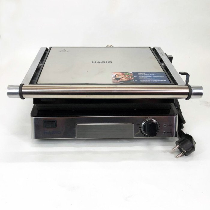 Електрогриль-барбекю електричний Magio МG-372 Антипригарне покриття 2200W, домашній гриль для шаурми