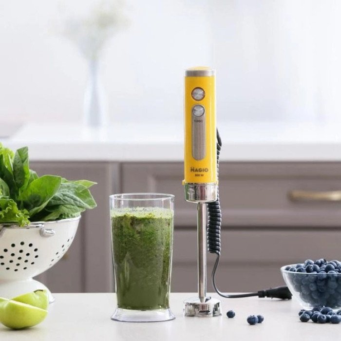 Блендер занурювальний Magio MG-646 800 Вт, портативний блендер для смузі, потужний блендер