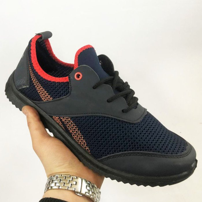 Чоловічі кросівки текстиль із сітки 41 розмір. Кросівки чоловічі весна. Модель 12843. Колір: синій