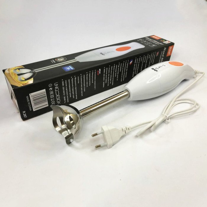 Блендер ручний занурювальний RAF R-267 подрібнювач міксер 300W