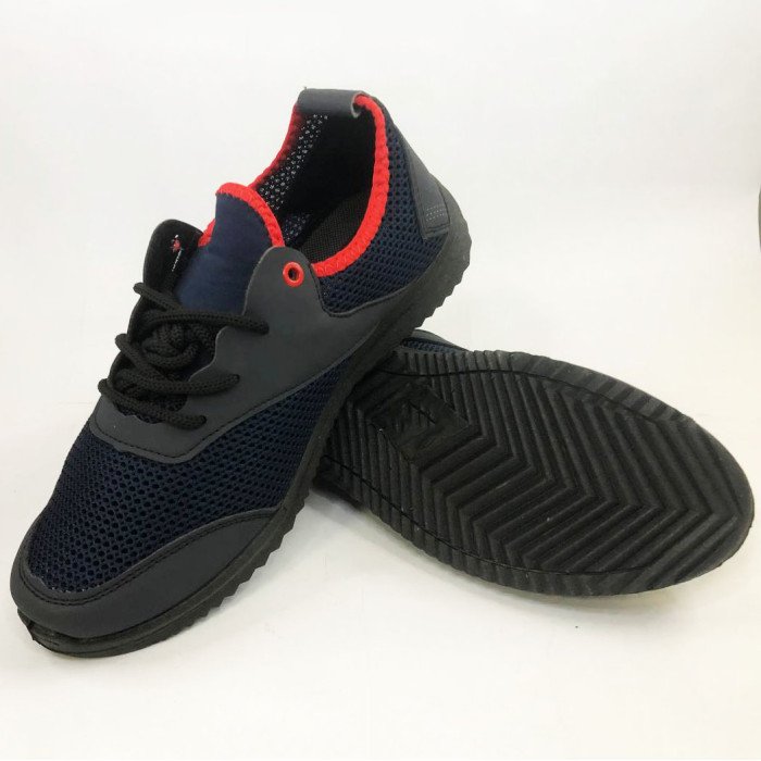 Чоловічі кросівки текстиль із сітки 44 розмір. Кросівки чоловічі весна. Модель 12843. Колір: синій