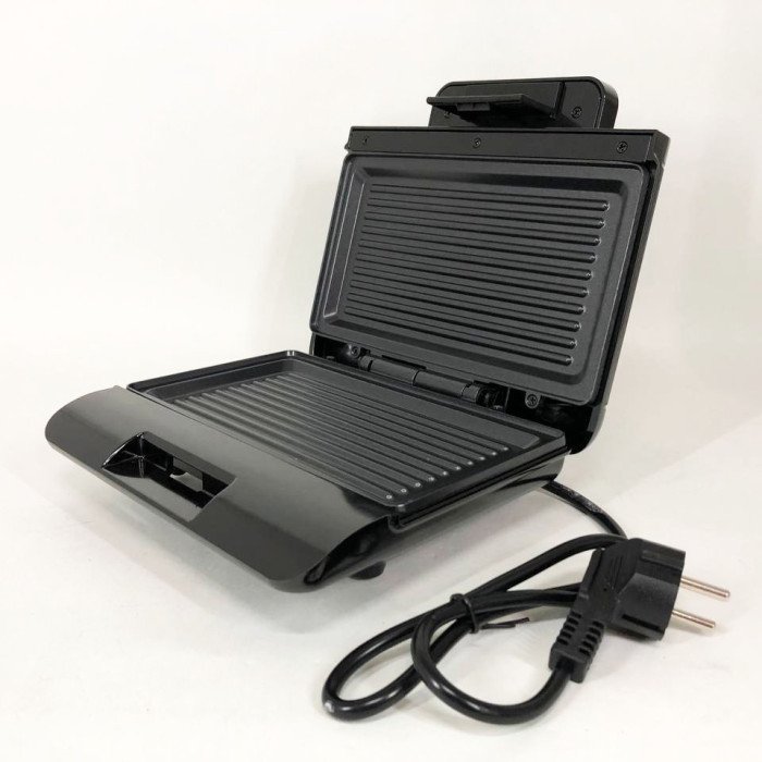 Бутербродниця MAGIO MG-378 750 Вт з антипригарним покриттям, Настільний гриль електричний-притискний