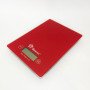 Ваги кухонні DOMOTEC MS-912 Glass, ваги харчові, кулінарні ваги, компактні ваги. Колір: червоний