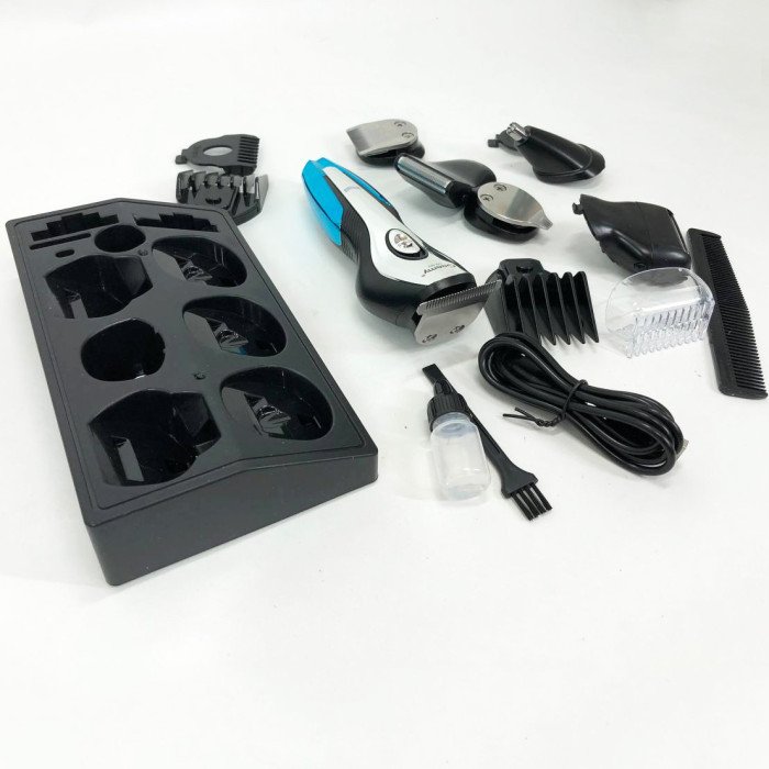 Машинка для стрижки, тример чоловічий GEMEI GM-562, машинка для стрижки голови, з насадками для бороди