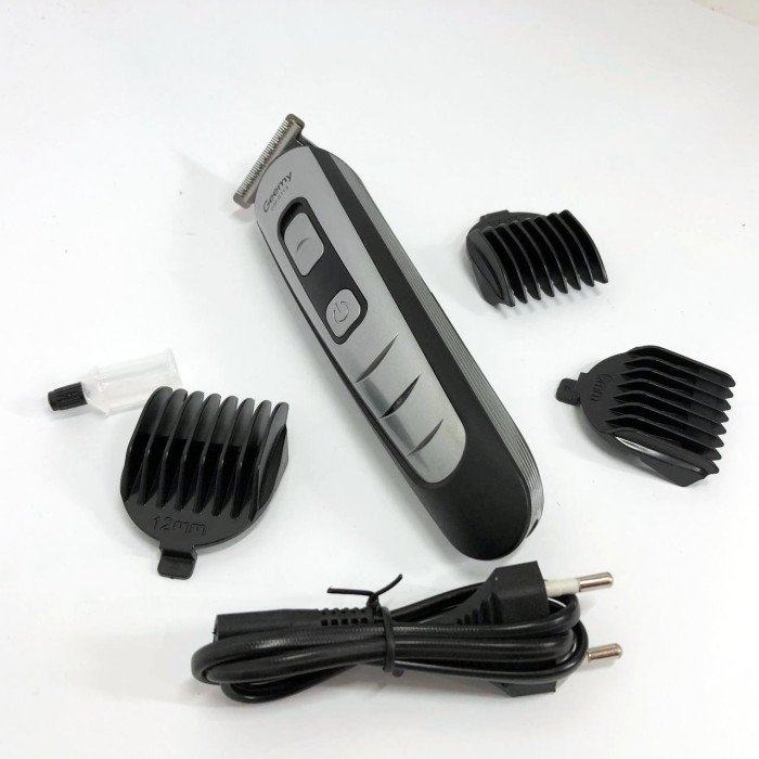 Машинка для стрижки волосся Gemei GM-6113 акумуляторна, Практична машинка для стрижки. Колір: чорний