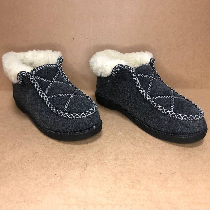 Черевики жіночі хутряні утеплені 39 розмір, Жіночі зимові черевики з повсті, Бурки на хутрі