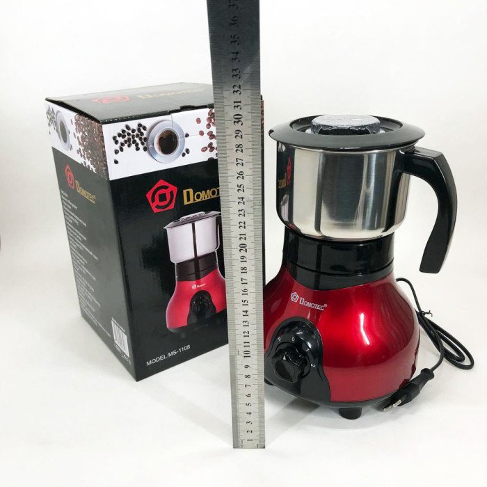 Електрична кавомолка Domotec MS-1108 600 мл 250 Вт, кавомолка електрична для турки, роторна кавомолка