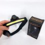 Ліхтар налобний BL-W678-2-P50+COB Line з вбудованим акумом, датчик руху, зум, індикація заряду