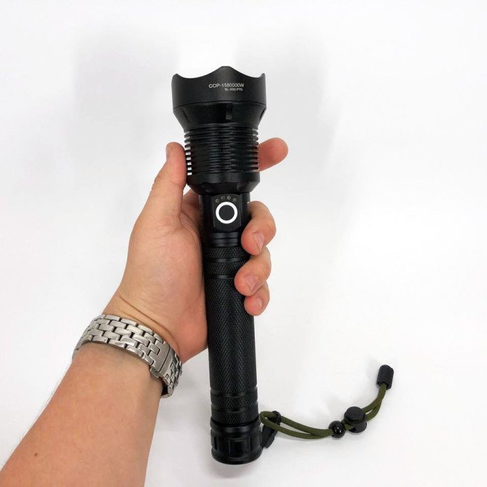 Потужний ліхтарик акумуляторний тактичний X-Balog BL-X92-P70 із зарядкою від USB, тактичний ліхтар