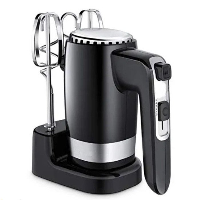 Міксер ручний Rainberg RB-2216 (5 швидкостей, 2 насадки та підставка) 600W, потужний міксер блендер ручний