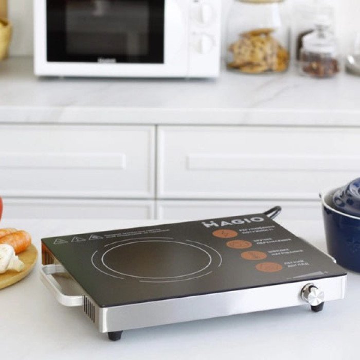 Настільна плита інфрачервона MAGIO MG-442 1500 Вт, електроплита інфрачервона настільна