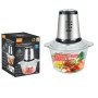 Електричний подрібнювач кухонний RAF R.7010 чоппер зі скляною чашею на 3 літри з потужністю 800 Вт