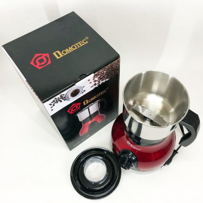 Електрична кавомолка Domotec MS-1108 600 мл 250 Вт, кавомолка електрична для турки, роторна кавомолка