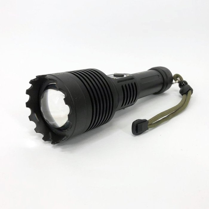 Ліхтарик Bailong BL-G200-P360, 5 режимів, Zoom, алюмінієвий корпус, режим павербанку, ліхтар ручний потужний