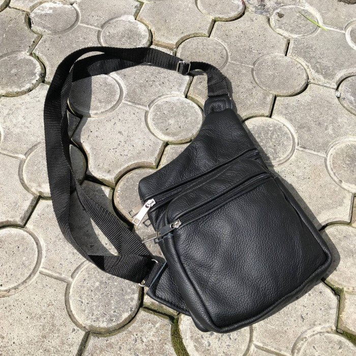 Подарунковий набір 2В1! Сумка шкіряна + професійний ліхтар: POLICE BL-X71-P50