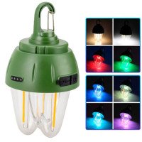 Ліхтар кемпінг вольфрамова лампа на сонячній батареї 899-SMD(RGB)+COB