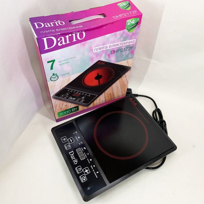 Плита настільна інфрачервона електрична DARIO DHP2172F