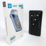 Портативний зарядний пристрій на 10000mAh, Power Bank на сонячній батареї, заряджання. Колір: чорний