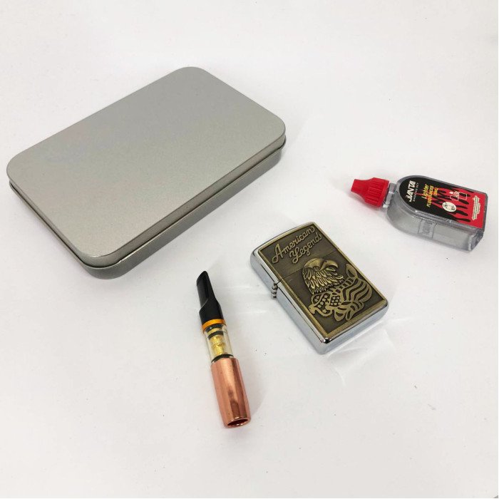 Запальничка бензинова в подарунковій коробці N3, сувенір запальничка, подарунки для чоловіків