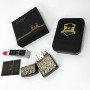 Запальничка бензинова Zorro HL-299, запальничка на день народження, запальничка у подарунковому футлярі