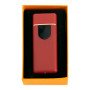 Електрозапальничка USB ZGP ABS, сенсорна електрична запальничка спіральна. Колір: червоний