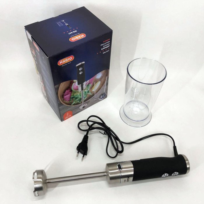 Блендер занурювальний MAGIO MG-647, потужний блендер, портативний блендер, блендер для дому, блендер для кухні